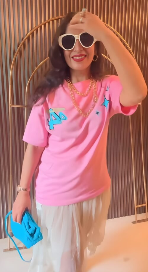 Ethereal Champagne Tulle Overlay Skirt with Delicate Pleating (Net Skirt)