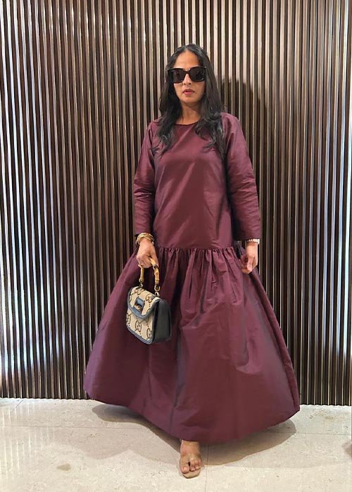 Mehroon Victorian Dress